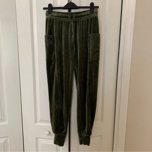 Aerie offline velour joggers